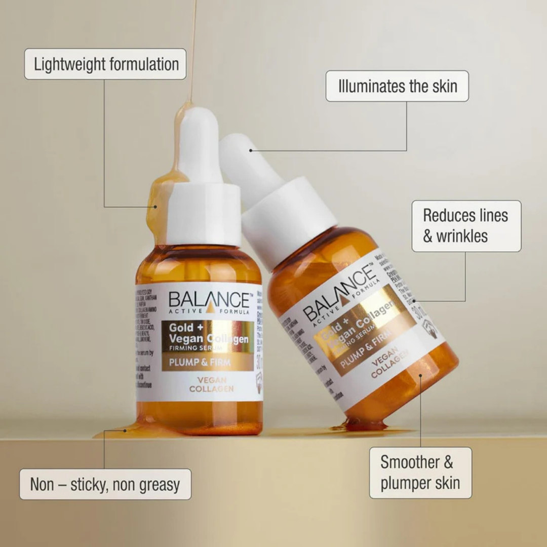 Balance Gold Vegan Collagen Serum - clinically proven results