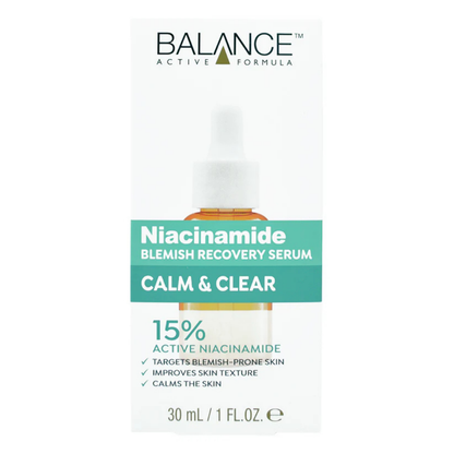 Balance Active Formula Niacinamide Blemish Recovery Serum – Calm & Clear (30ml)