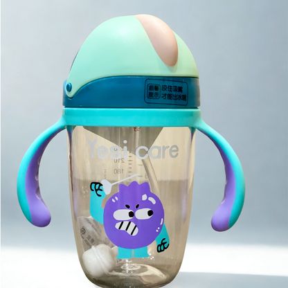 Aiyinmer Anti-Colic Baby Feeder Bottle – Wide Mouth PP Bottle with Breast-Like Nipple | Free Size | 240ml