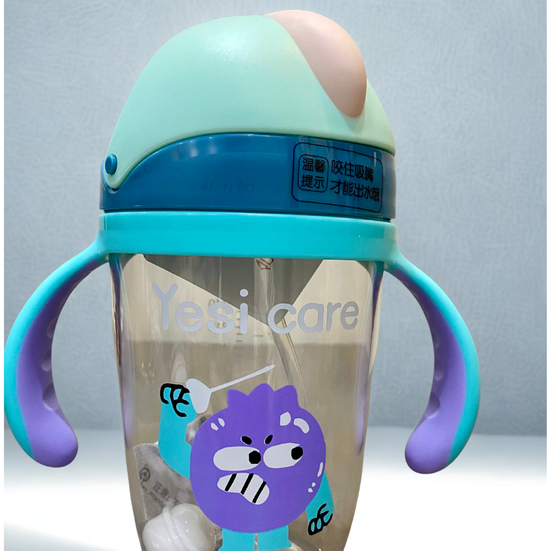 Aiyinmer Anti-Colic Baby Feeder Bottle – Wide Mouth PP Bottle with Breast-Like Nipple | Free Size | 240ml