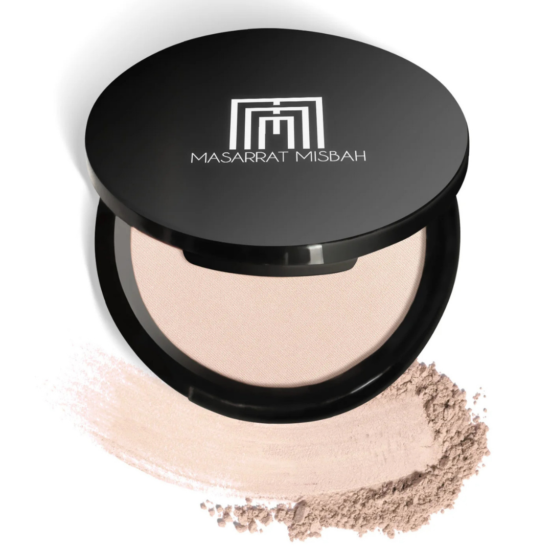 Masarrat Misbah face powder open compact with swatch